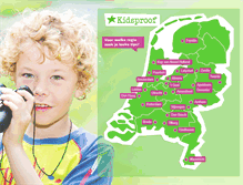 Tablet Screenshot of kidsproof.nl